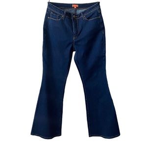 Modcloth | dark flare leg jeans size medium